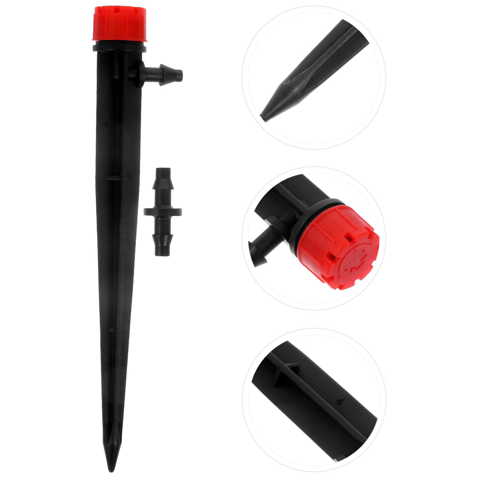 ibasenice 1Set Drip Emitters Watering Nozzles for Irrigation Pipes for Garden Lawn and Agricultural Planting