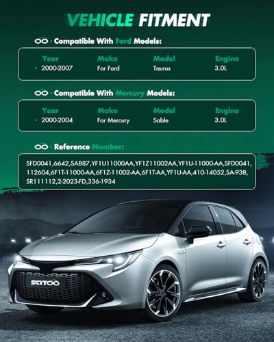 Image of SCITOO Motor Starter for SFD0041 6642 Starters Fit for Ford for Taurus 2000-2007, for Mercury for Sable 2000-2004