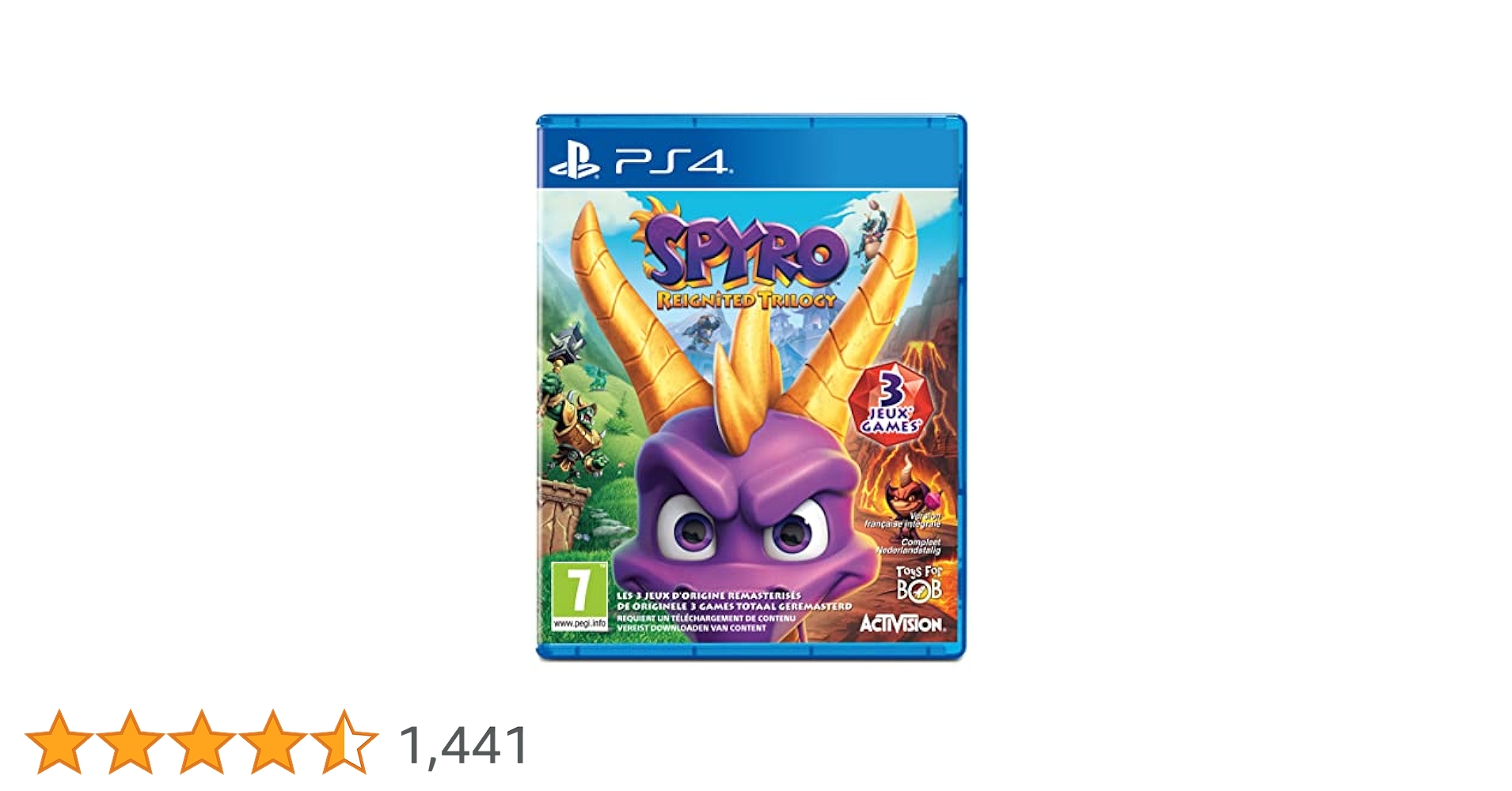 その他 Spyro Trilogy Reignited (PS4) - Imported from England z2zed1b Spyro Reignited Trilogy (PS4), ціна: 1790 ₴, купити на Prom.ua