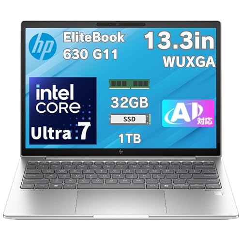 yςݕiz m[gp\R EliteBook 630 G11 13.3C` WUXGA Windows11 Pro L LAN IR WEBJ F wZT[ CPU intel Core Ultra 5 125U  32GB