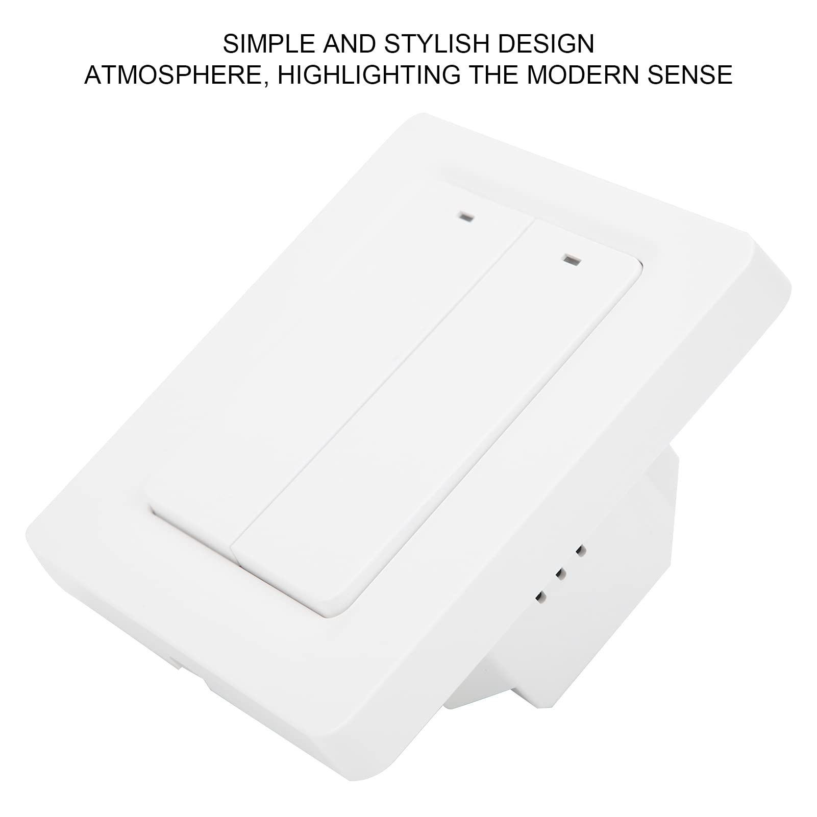 KANASI Interruptor de luz WIFI, interruptor de control remoto universal unipolar inalámbrico para automatización de iluminación del hogar inteligente