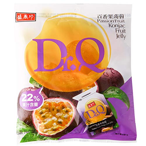 Amazon.co.jp: 【盛香珍 Dr.Q】台湾産 パッションフルーツ蒟蒻ゼリー