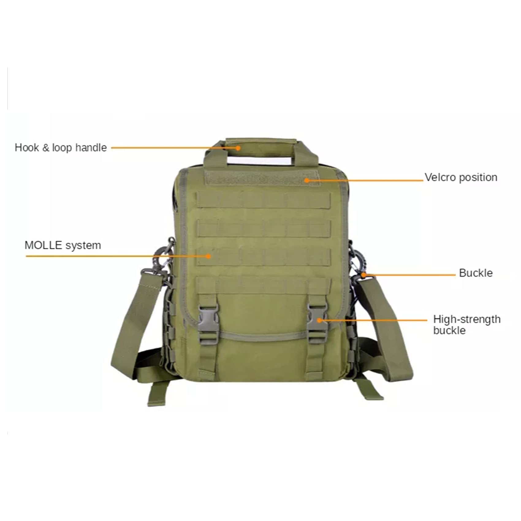 Sac À Dos Tactique Militaire Sacs À Dos Polyvalents Épaule Messenger Crossbody Trekking Chasse