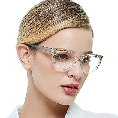 Image of OCCI CHIARI Women Reading Glasses Cateye Fashion Eyewear Frame Flash Nerd 0 1.0 1.5 1.75 2.0 2.25 2.5 3.0 4.0 5.0 6.0