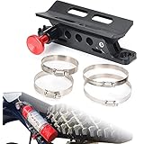 Chelhead 車用消火器ブラケット 消火器ホルダー 4つのクランプ付き アルミニウム製合金製 消火器マウント調整可能ロールバー ジープラングラーYJ TJ LJ JK JLサハラルビコンポラリスレンジャーRZR 適用