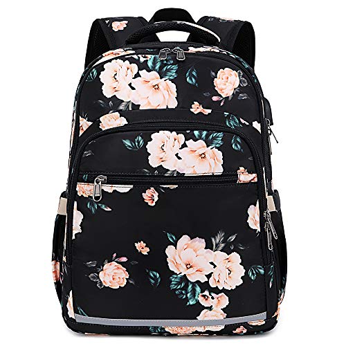 LEDAOU Rucksäcke Damen Schulrucksack Mädchen Teenager Laptop Rucksack Arbeit mit USB-Ladeanschluss für Reisen Camping Schule Büro Cover