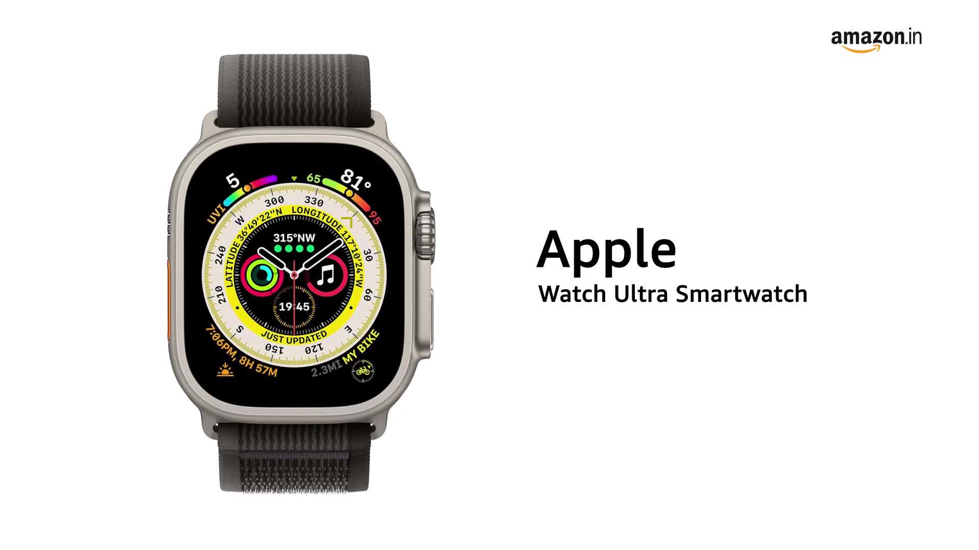 Amazon.in: Buy Apple Watch Ultra [GPS + Cellular 49 mm] smart