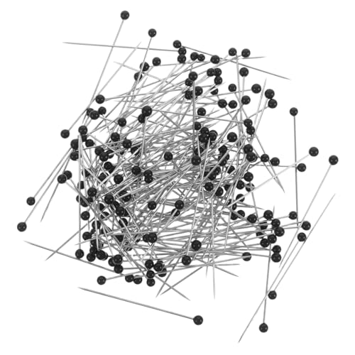 HAWILLOSCH Sewing Supplies 250pcs Ball Head Quilting Needles 38mm Long for Yarn Embroidery Textile Projects Needlework Accessories