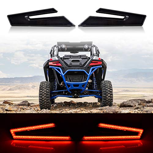 RZR PRO LED Tail Lights, SAUTVS Smoked Black LED Taillights Rear Lamps for Polaris RZR PRO XP/XP4 2020 2021, RZR PRO R 2022 (2PCS)