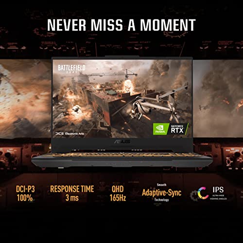 Image of ASUS TUF Gaming A15 (2022), 15.6 inch(39.62 cms) FHD 165Hz, AMD Ryzen 7 6800H, RTX 3060 6GB Graphics, Gaming Laptop (16GB /1 TB SSD /90WHrs Battery /Windows 11 /Office 2021 /Gray /2.2 kg), FA577RM-HQ032WS