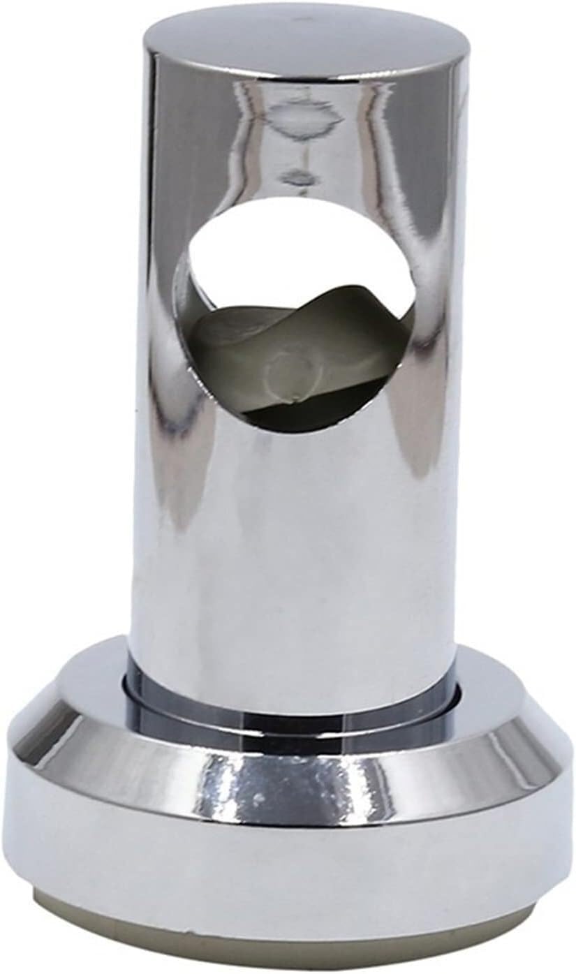 Djgkenvq Silver Shower Head Holder Showerhead Bracket, Track Bracket—Abs, Chrome-Plated