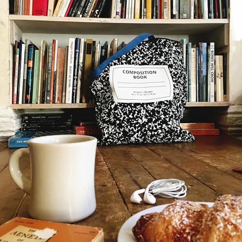 Out of Print Composition Notebook Tote Bag with Inner Pocket - Gift for Book Lovers and Teachers3