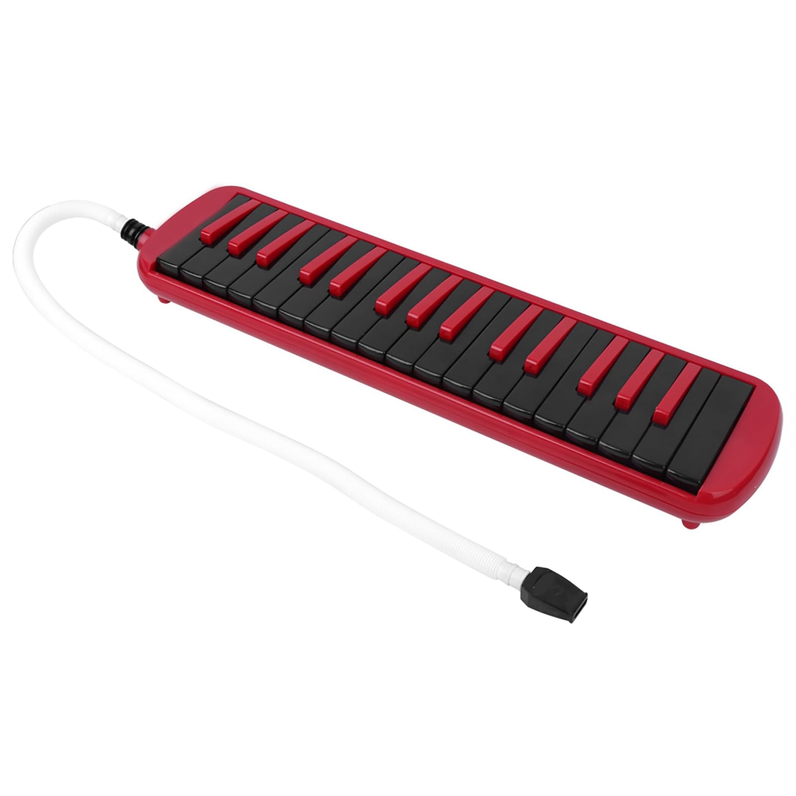 Melodica 32 tasti blu strumento musicale a fiato adatto alla pratica (Rossa)