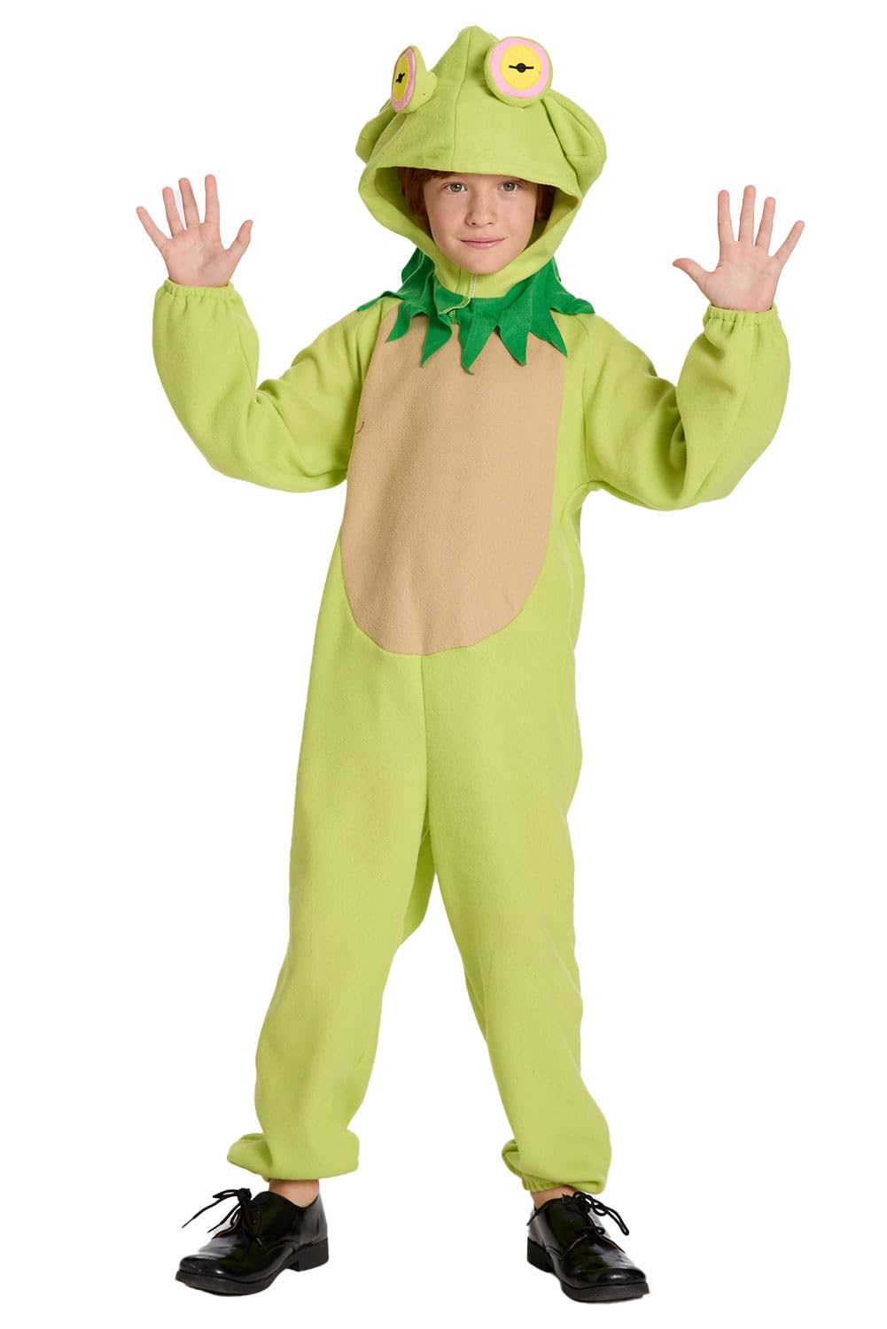 Kinder Tier Kostüm mit Kapuze Einhorn Onesie Frosch Jumpsuit Flanell Overall