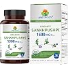 Brieofood Organic Sankhpushpi 1500mg, 45 Servings, Vegetarian, Gluten Free, 90 Vegetarian Tablets