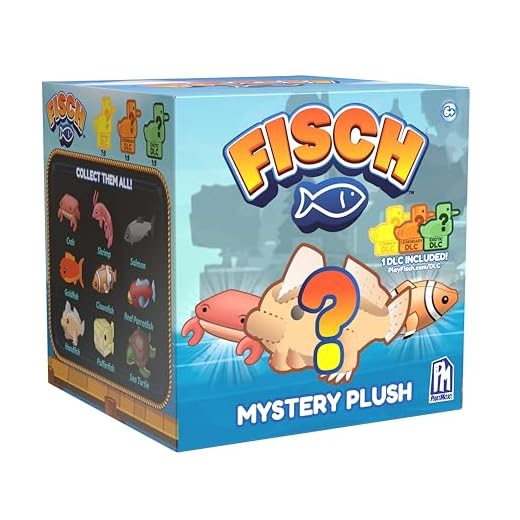 Fish Collectible Plush Assortment 10 cm
