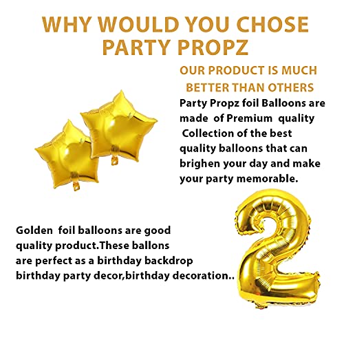 Image of Party Propz Paper, Rubber, Foil, Latex Farm House Theme Decoration Kit for Kids 2nd Birthday - 63pcs for Boys, Baby Decoration Items, Multicolor