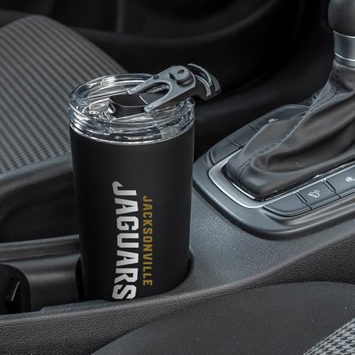 Image of Rico Industries NFL Football 24oz Stainless Steel Tumbler with Lid and Dual Functioning Lid