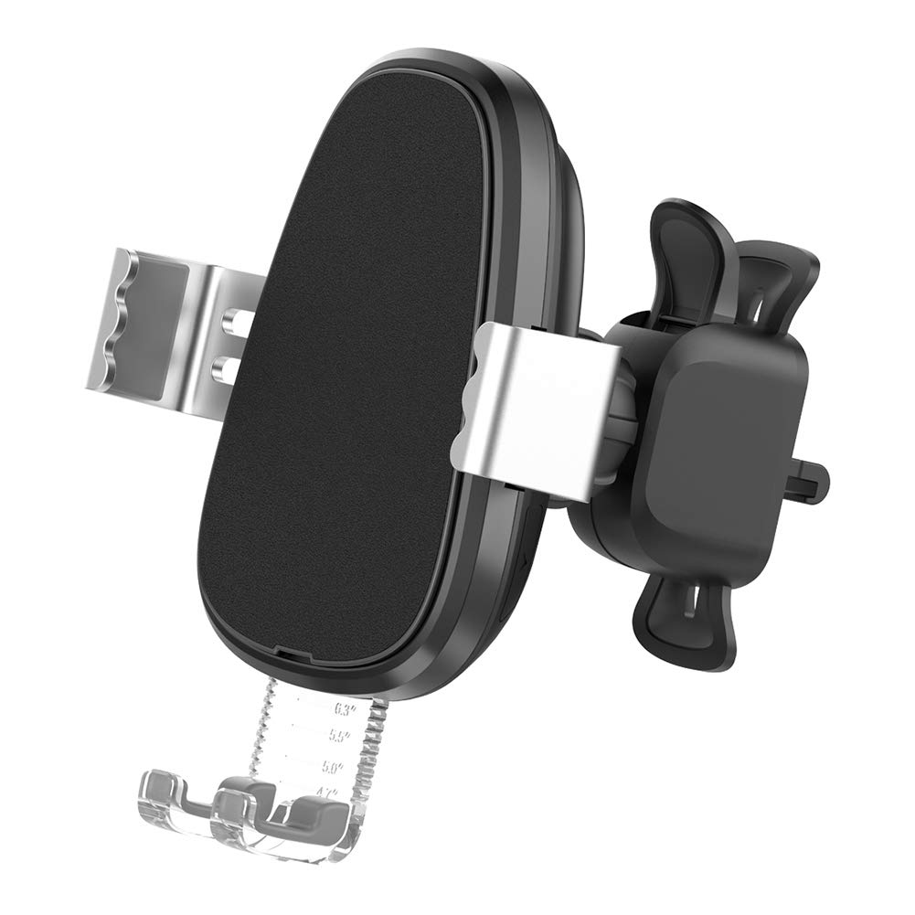 Caricatore per Telefono per Auto Wireless con Bloccaggio Forte, Ricarica Rapida da 10 W per Supporto per Telefono per Auto con Rotazione di 360 Gradi per Telefoni da 4,7"-6,3"