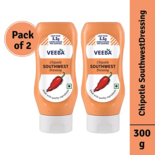Image of Veeba Chipotle Southwest Dressing, 300g - Pack of 2