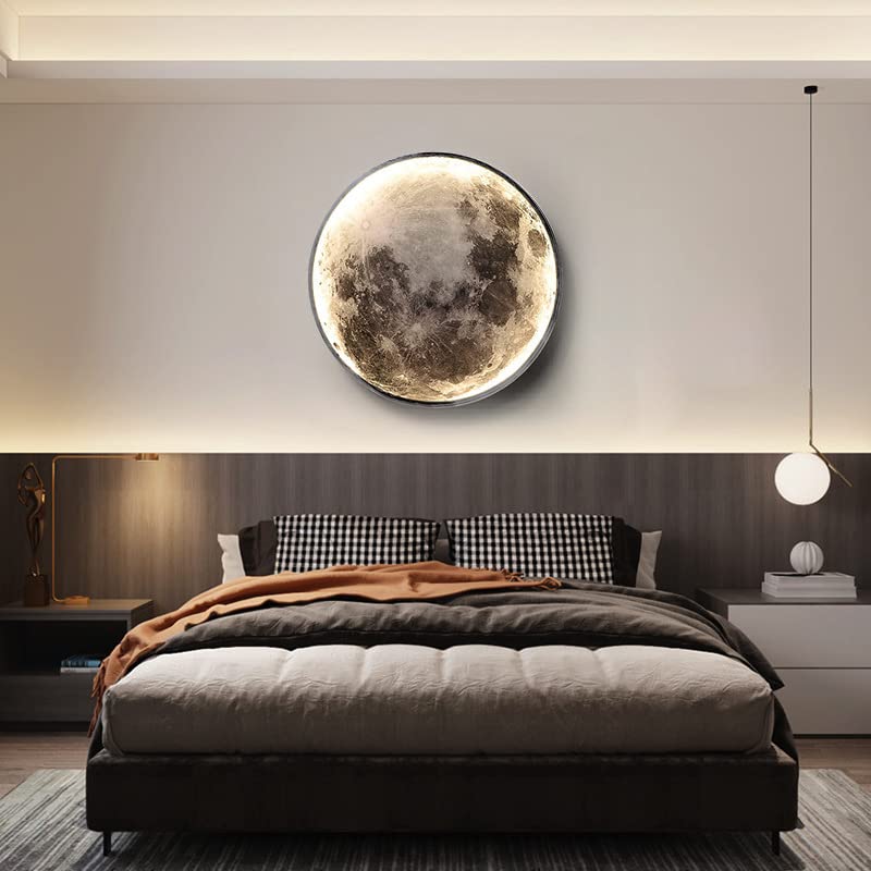 LED Maan Wandlamp Modern Dimbaar met Afstandsbediening Wandlamp Maan