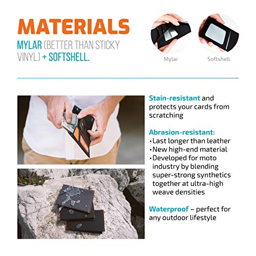 SlimFold™ Minimalist Wallet - RFID Option - Thin, Durable, and Waterproof Guaranteed - Made in USA - Original Size3