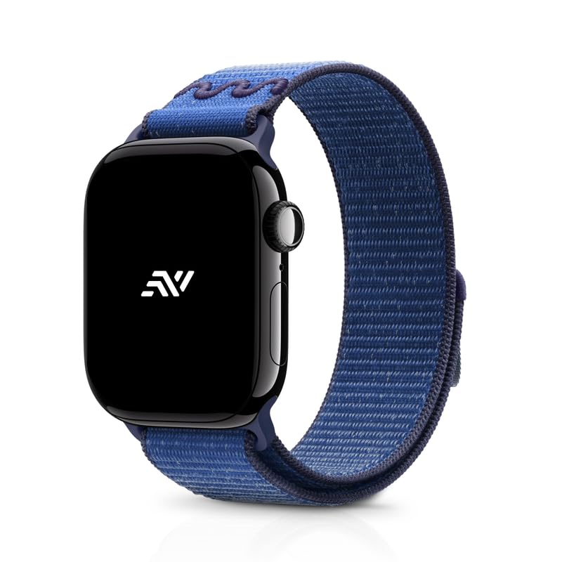 Image of Velcro Sport Nylon Strap Compatible with Apple Watch Strap Ultra 3 /2 /1(49mm), Series 11 /10(46mm), Series 9 /8 /7(45mm), SE3 /SE2 /Series6 /5 /4(44mm),unisex