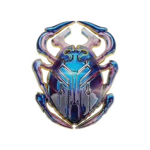 Retro Alloy Scarab Weapons Costume Props Insect Figure Model Halloween Fan Kids Collections Toys Blue