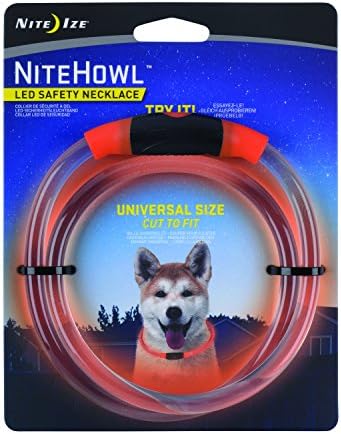 NiteHowl LED Safety Necklace, Orange