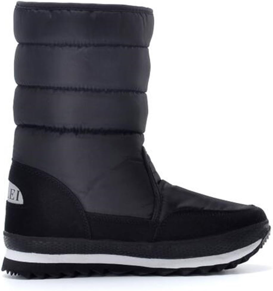 Bottes mi longues pour homme, chaussures de neige, en coton