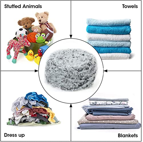 FBKPHSS Sitzsack aus Baumwollleinen, Sitzsack-Sesselbezug Komfortabel Fussel (ohne Füllung) Sitzsackbezug für Zuhause… – Bild 6