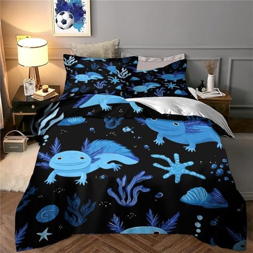 Housse de couette 200x200cm en microfibre 3D avec fermeture éclair - 6
