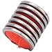 Outdoor Rope Cleaning Brush Climbing Cord Nylon Cleaner Rope Wash Tool Stainless Steel Red for Mountaineering Aerial Work