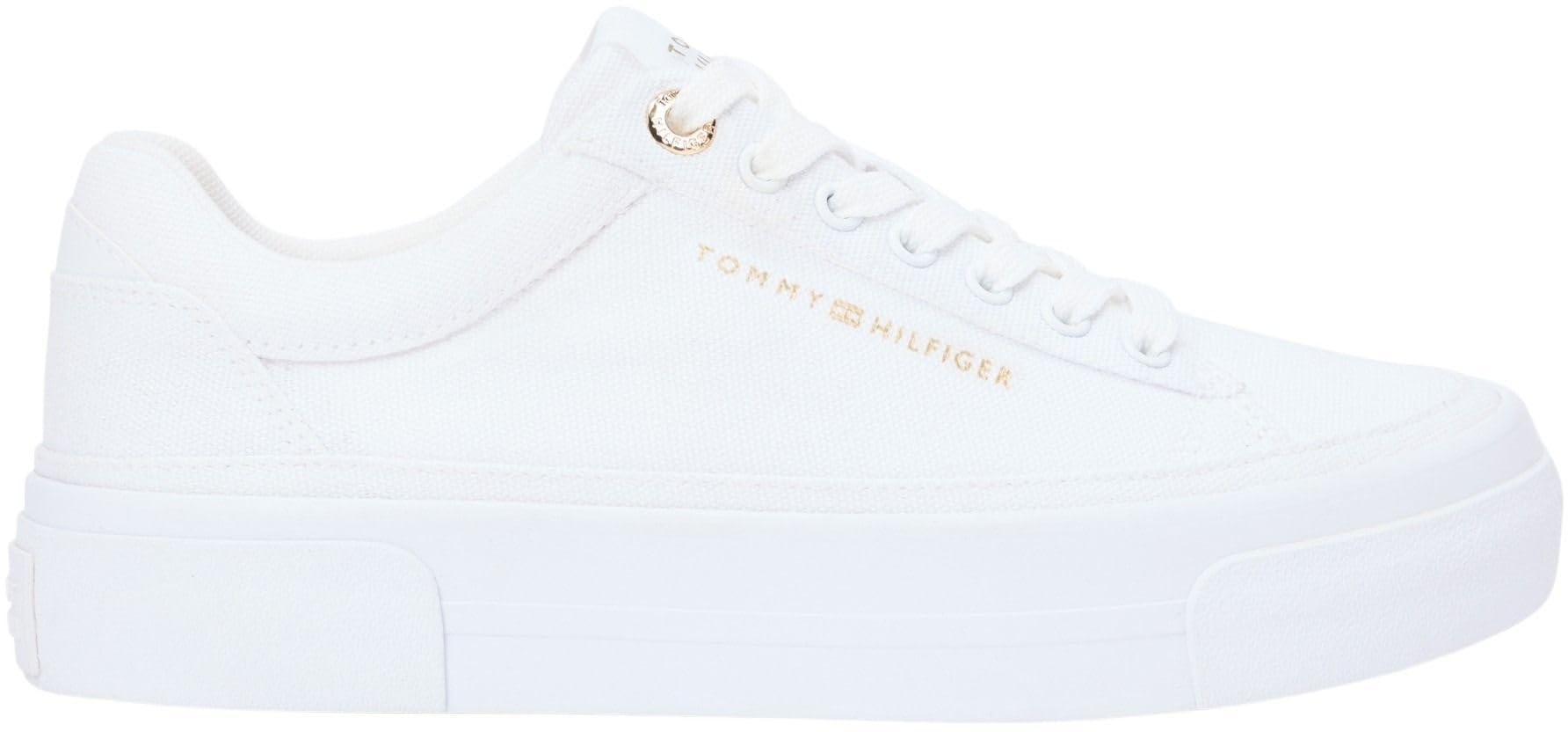 Tommy Hilfiger Damen Th Foxing Platform Canvas Fw0fw09480Low Top