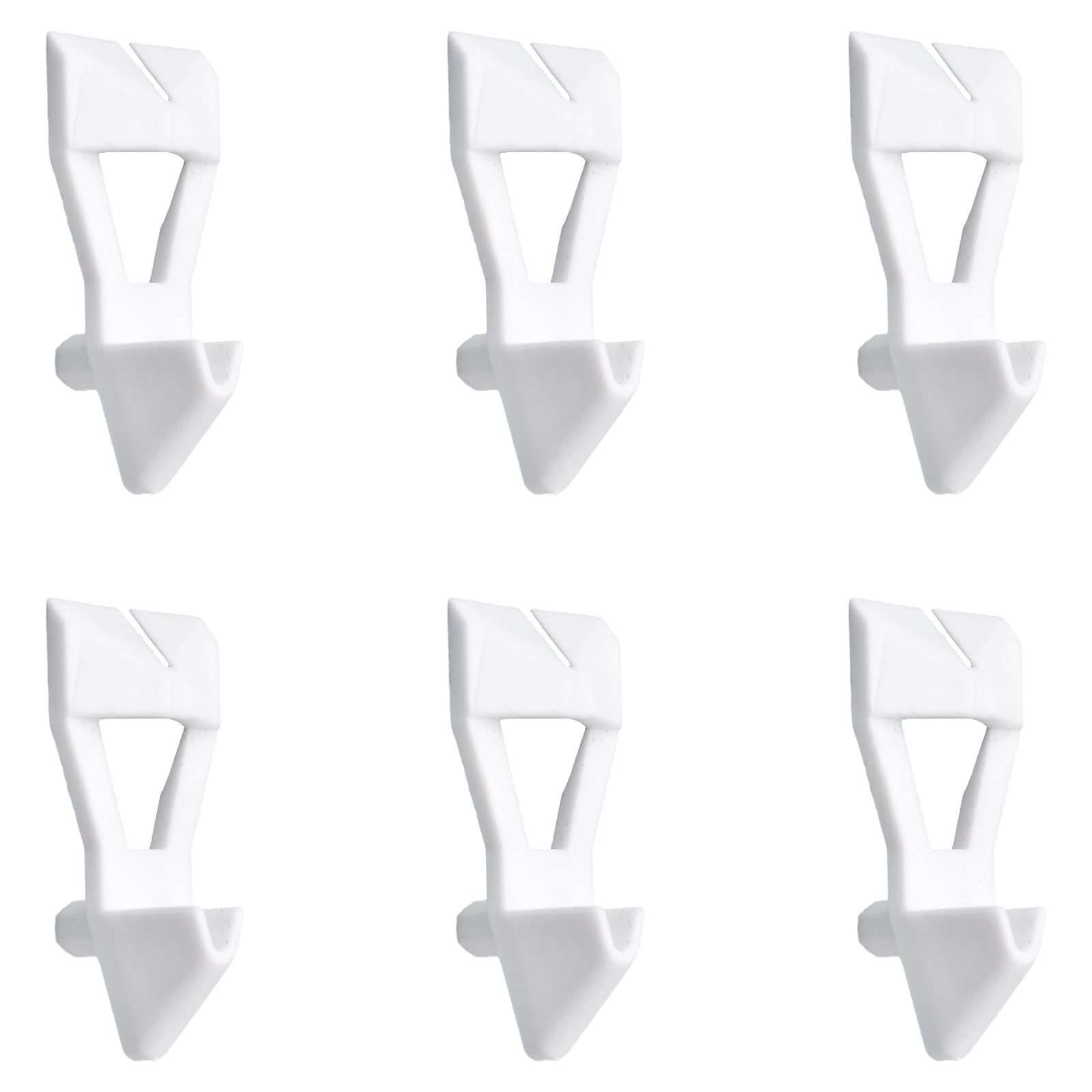 INCREWAY 50pcs Cabinet Board Support Pegs, White Plastic Shelf Pins