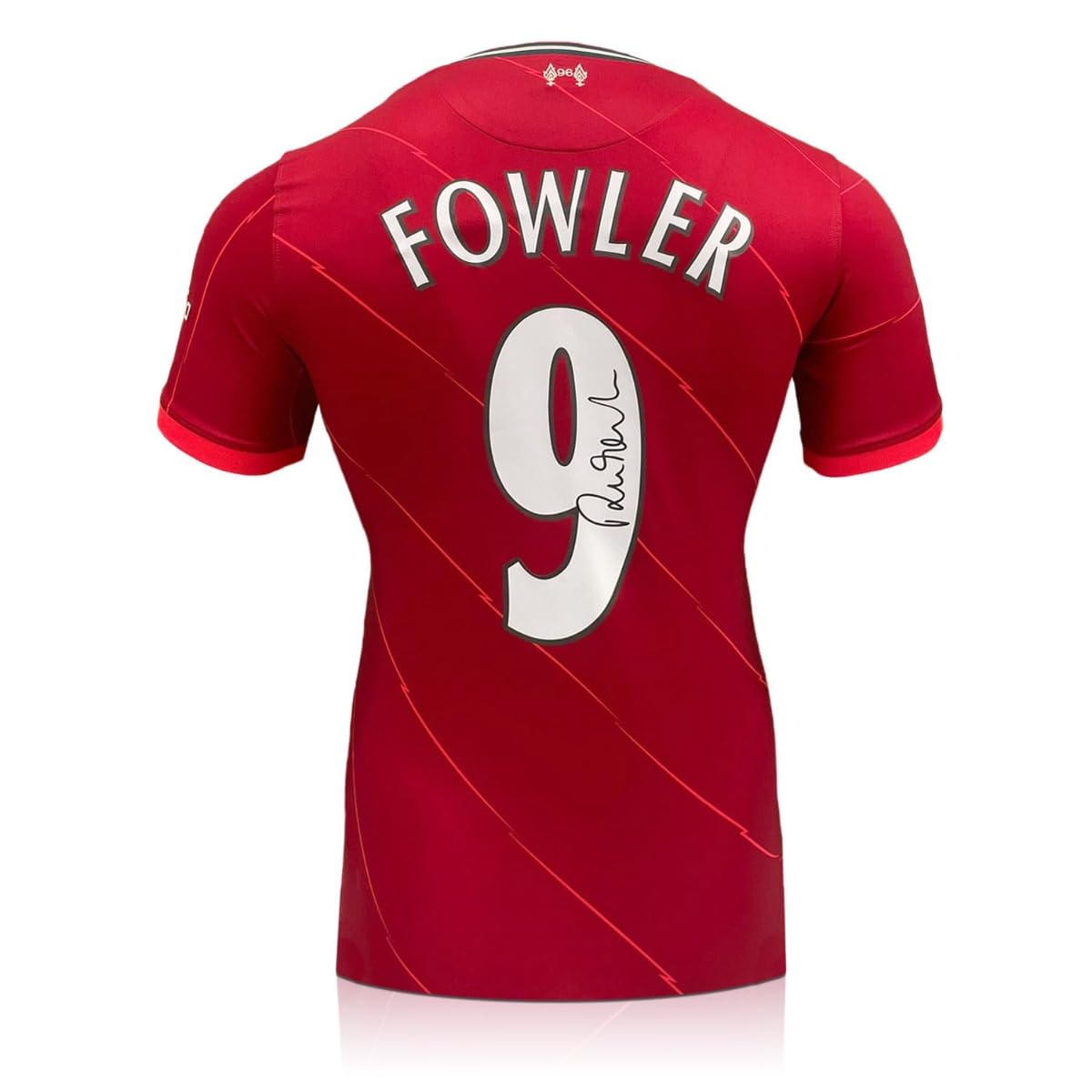 Exclusive Memorabilia Robbie Fowler Signed Liverpool 2021-22 Football Shirt