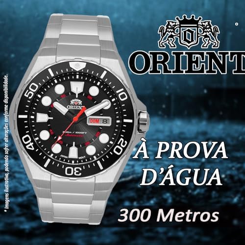 RELOGIO ORIENT AUTOMATICO PRETO METAL PRATA F49SS035 P1SX | Amazon