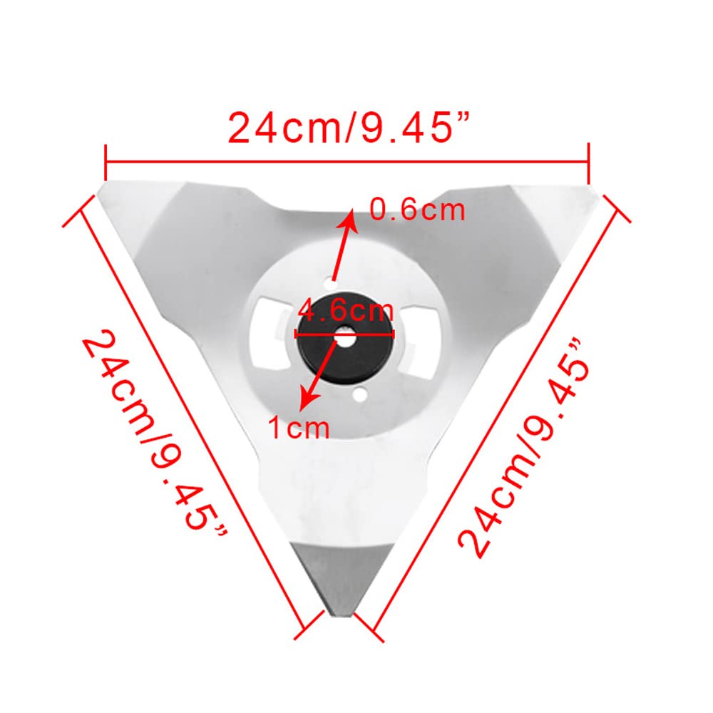 2 cuchillas de repuesto para robot cortacésped Robomow RS-, serie RC, acero inoxidable