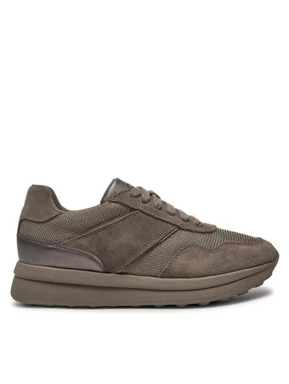 Geox Women's D Runntix ASneaker, Taupe, 3 UK