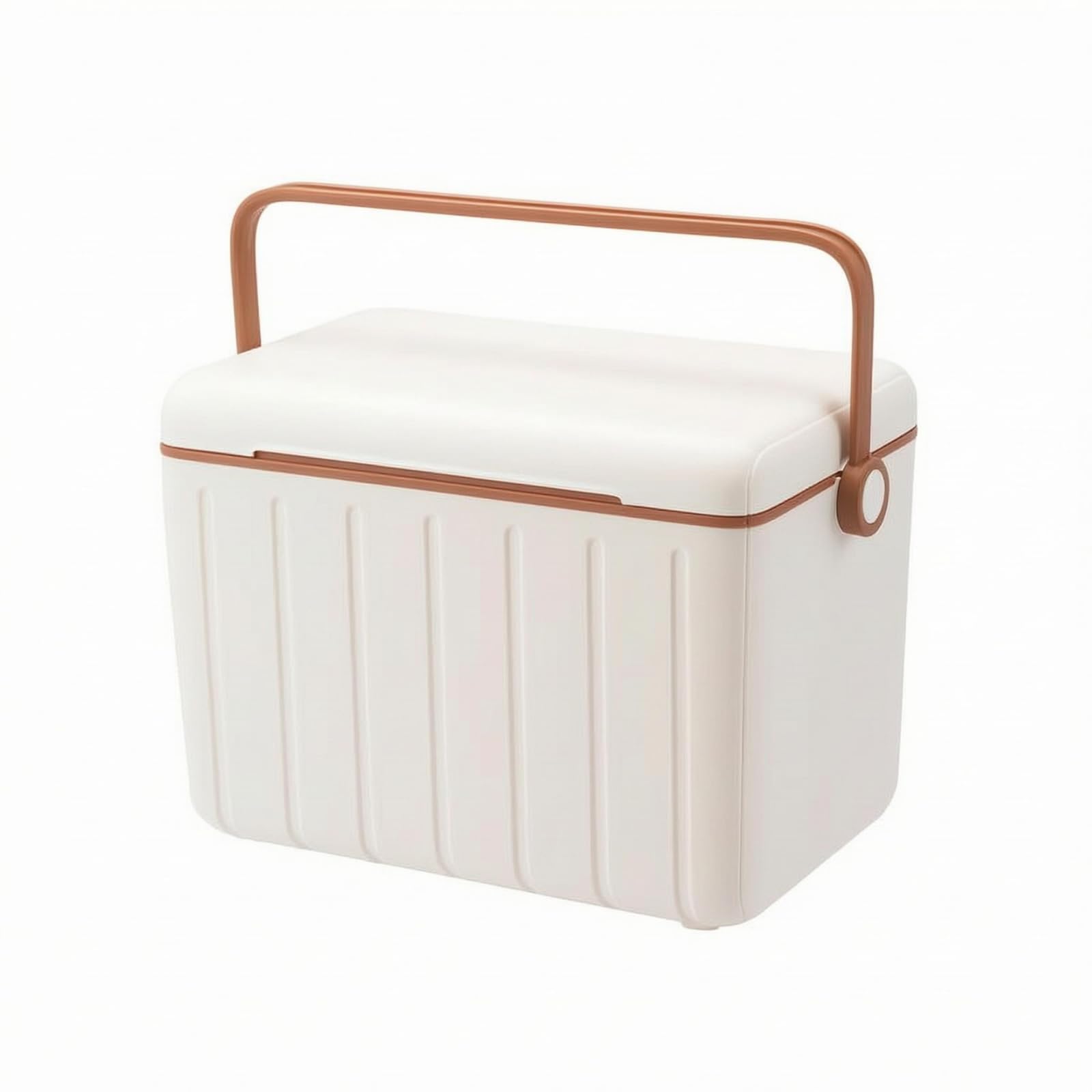 Gralara Borsa Termica Rigida Portatile Frigo Portatile Contenitore Isotermico Ghiacciaia con Maniglia Superiore E di Blocco per Trasporto Sicuro Inclusi