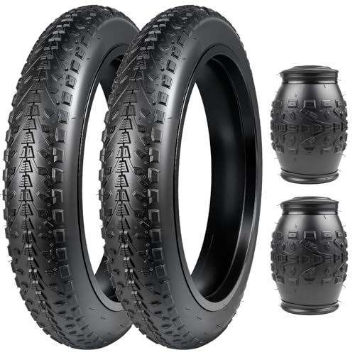 BALINGE 20x3.0 Electric Bike Tire 20 x 3 eBike Tires Fat E-Bike Tires 20 x 3 Bike Tires Heavy Duty High-Performance Wear-Resistant E-Bike Mountain Snow 20x3 Bicycle Tires?2 Tires?Black