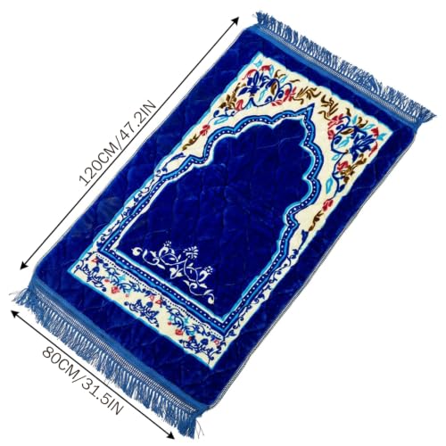 Tapis de prière extra épais et doux pour méditation confortable