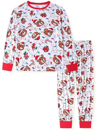 Image of Family Christmas Matching Set, Soft Lightweight Bamboo Viscose Holiday Wear Sets for all family members