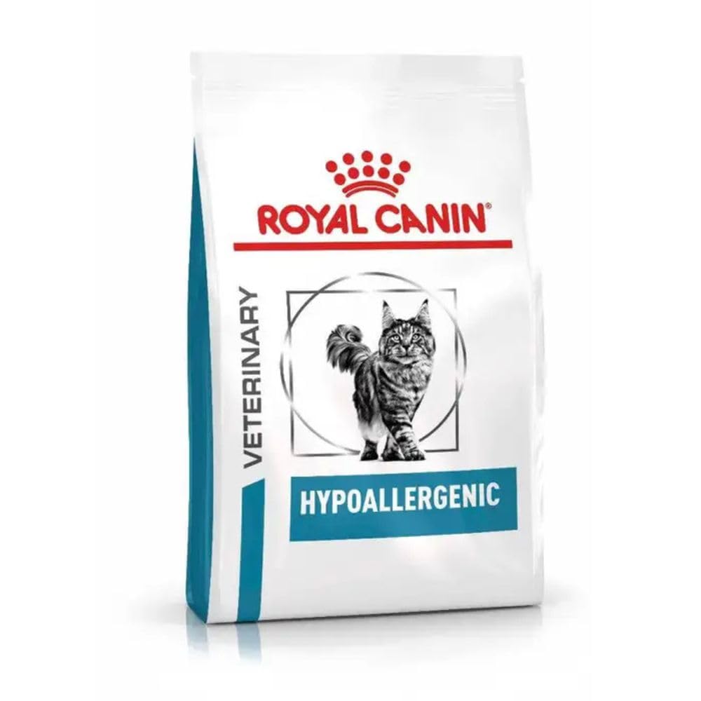 Royal Canin Veterinary Diet Hypoallergenic Alimento Ceco para Gatos con Intolerancias Alimenticias, 4.5 kg