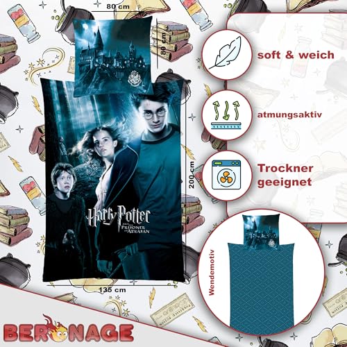 Juego de ropa de cama infantil de Harry Potter en algodón linón 3