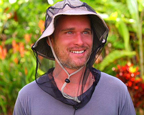 Mosquito Head Net, Premium Anti Mosquito Netting with Free Carrying Pouch, Keep Bugs Off with No Toxic Chemicals! Best for Travel, Backyard, Camping, Fly Fishing and Outdoors! miniatura 7