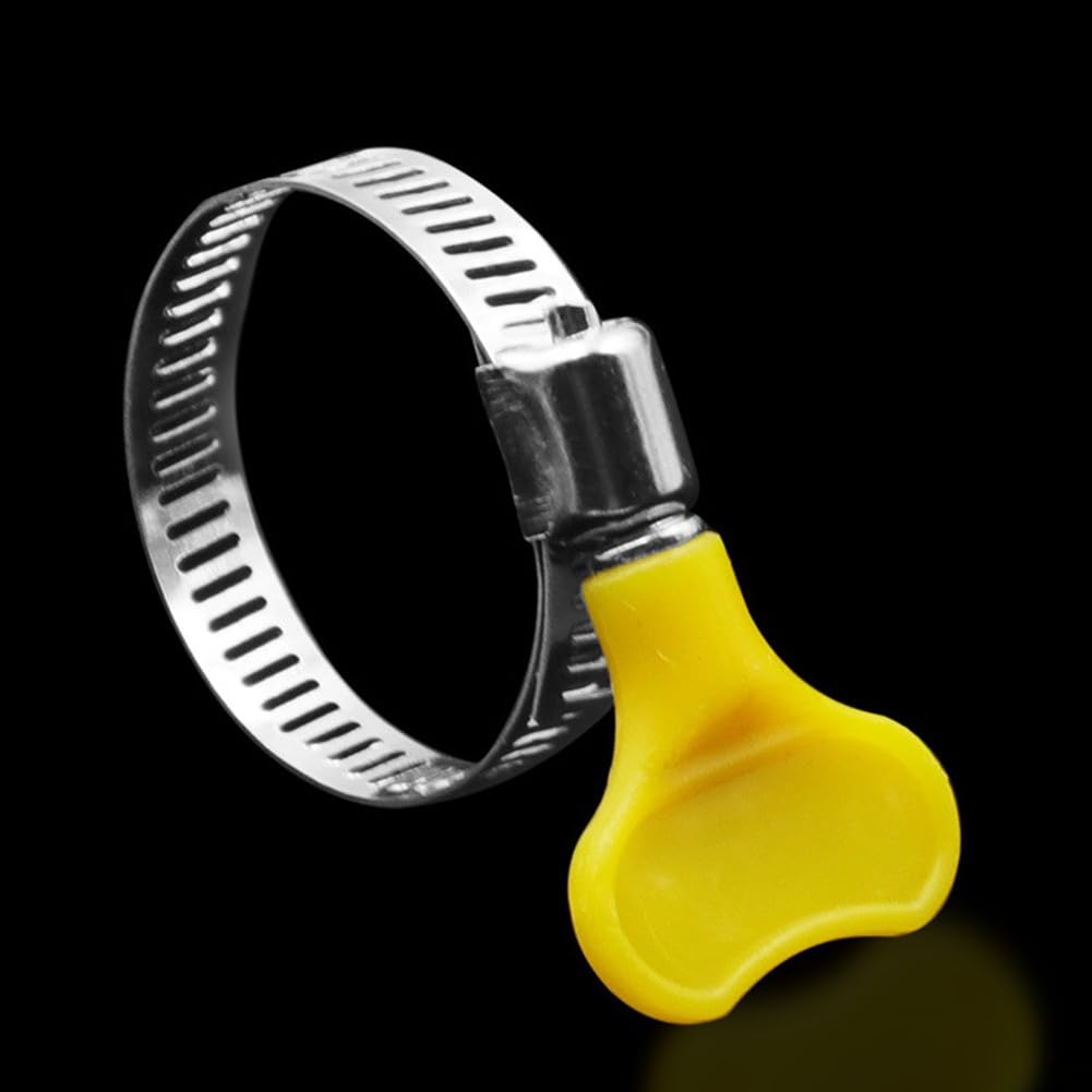 10x Schlauchschellen 25-38 Mm – Edelstahl 201, Verstellbar, Wiederverwendbar, Wasserdicht – Für Luft, Wasser, Kraftstoff
