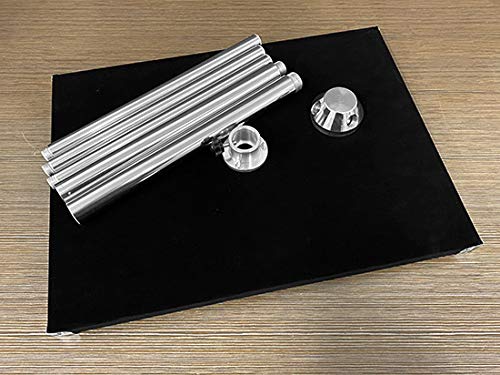 SUMAG Magietricks Tablett Magier Tisch (Silberdekoration) Profi Stativ Magier Tisch Bühne Nahaufnahme Magic Show Trick Requisiten Magie Zubehör einfach zu tragen/Lagerung