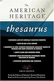 The American Heritage Thesaurus, First Edition