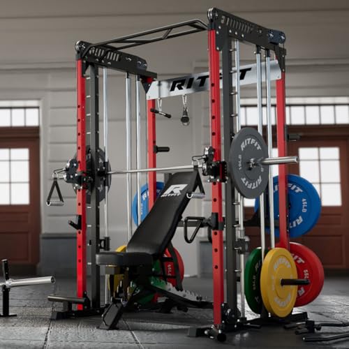 Ritfit M1 Pro Smith Machine With Cable Crossover System thumb #7